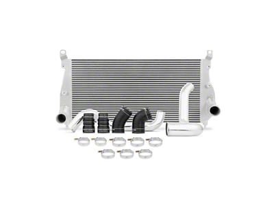 Mishimoto Performance Intercooler Kit; Silver (02-Early 04 6.6L Duramax Sierra 2500 HD)