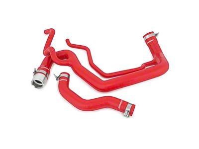 Mishimoto Silicone Coolant Hose Kit; Red (07-10 6.6L Duramax Sierra 3500 HD)