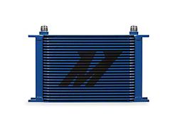 Mishimoto Universal 25-Row Oil Cooler; Blue (Universal; Some Adaptation May Be Required)