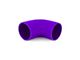 Mishimoto Silicone 90-Degree Couple; 2.75-Inch; Purple (Universal; Some Adaptation May Be Required)