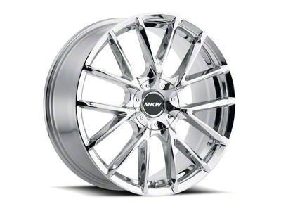 MKW M123 Chrome 6-Lug Wheel; 22x9; 35mm Offset (07-13 Silverado 1500)