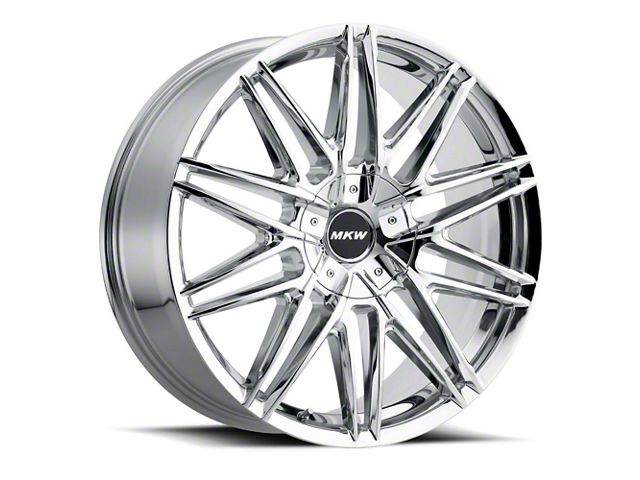 MKW M124 Chrome 6-Lug Wheel; 22x9; 35mm Offset (07-13 Silverado 1500)