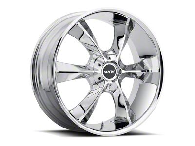 MKW M119 Chrome 6-Lug Wheel; 22x9; 18mm Offset (07-14 Yukon)