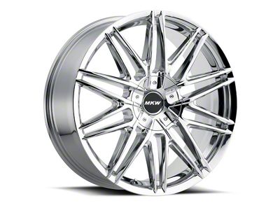 MKW M124 Chrome 6-Lug Wheel; 22x9; 35mm Offset (99-06 Silverado 1500)