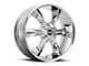 MKW Offroad M119 Chrome 6-Lug Wheel; 20x9; 18mm Offset (07-13 Sierra 1500)