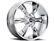 MKW Offroad M119 Chrome 6-Lug Wheel; 20x9; 30mm Offset (07-13 Sierra 1500)