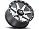 MKW Offroad M203 Matte Gray 6-Lug Wheel; 17x8.5; 0mm Offset (07-13 Sierra 1500)