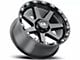 MKW Offroad M203 Satin Black 6-Lug Wheel; 17x8.5; 0mm Offset (07-13 Sierra 1500)