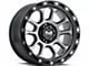 MKW Offroad M204 Matte Gray 6-Lug Wheel; 20x9; 1mm Offset (07-13 Sierra 1500)