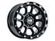 MKW Offroad M204 Satin Black 6-Lug Wheel; 18x9; -12mm Offset (07-13 Sierra 1500)