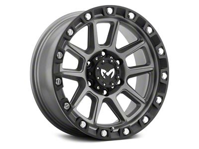 MKW Offroad M205 Matte Gray 6-Lug Wheel; 20x9; 1mm Offset (07-13 Sierra 1500)