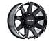 MKW Offroad M94 Satin Black Machined 6-Lug Wheel; 17x9; 10mm Offset (07-13 Sierra 1500)