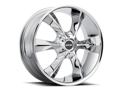 MKW Offroad M119 Chrome 6-Lug Wheel; 20x9; 18mm Offset (07-13 Silverado 1500)