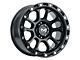 MKW Offroad M204 Satin Black 6-Lug Wheel; 18x9; -12mm Offset (07-13 Silverado 1500)