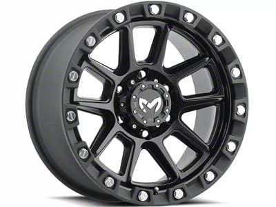 MKW Offroad M205 Satin Black 6-Lug Wheel; 18x9; -12mm Offset (07-13 Silverado 1500)