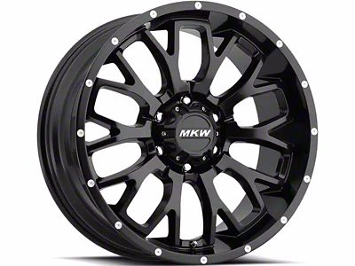 MKW Offroad M95 Satin Black 6-Lug Wheel; 20x9; 10mm Offset (07-13 Silverado 1500)