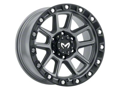 MKW Offroad M205 Matte Gray 6-Lug Wheel; 18x9; -12mm Offset (07-14 Tahoe)