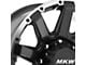 MKW Offroad M94 Satin Black Machined 6-Lug Wheel; 17x9; 10mm Offset (07-14 Tahoe)