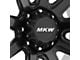 MKW Offroad M94 Satin Black Machined 6-Lug Wheel; 17x9; 10mm Offset (07-14 Tahoe)