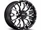 MKW Offroad M95 Satin Black Machined 6-Lug Wheel; 18x9; 10mm Offset (07-14 Tahoe)