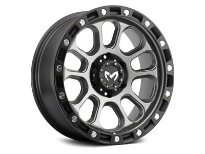 MKW Offroad M204 Matte Gray 6-Lug Wheel; 18x9; 1mm Offset (07-14 Yukon)