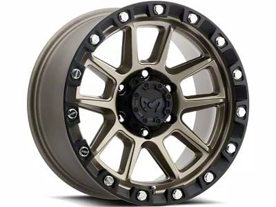 MKW Offroad M205 Matte Bronze 6-Lug Wheel; 17x8.5; 0mm Offset (07-14 Yukon)