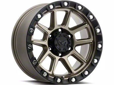 MKW Offroad M205 Matte Bronze 6-Lug Wheel; 20x9; -12mm Offset (07-14 Yukon)