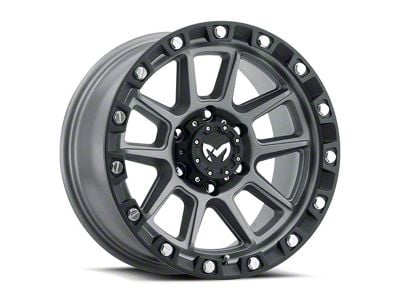 MKW Offroad M205 Matte Gray 6-Lug Wheel; 17x8.5; 0mm Offset (07-14 Yukon)