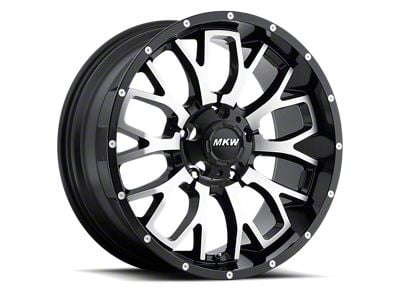 MKW Offroad M95 Satin Black 6-Lug Wheel; 20x9; -10mm Offset (07-14 Yukon)