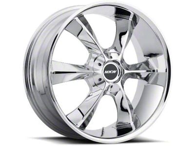 MKW Offroad M119 Chrome 6-Lug Wheel; 20x9; 30mm Offset (14-18 Sierra 1500)