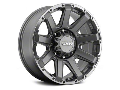 MKW Offroad M94 Anthracite Gray 6-Lug Wheel; 20x9; 10mm Offset (14-18 Sierra 1500)