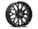 MKW Offroad M95 Satin Black 6-Lug Wheel; 20x9; -10mm Offset (14-18 Sierra 1500)