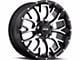 MKW Offroad M95 Satin Black Machined 6-Lug Wheel; 18x9; 10mm Offset (14-18 Silverado 1500)