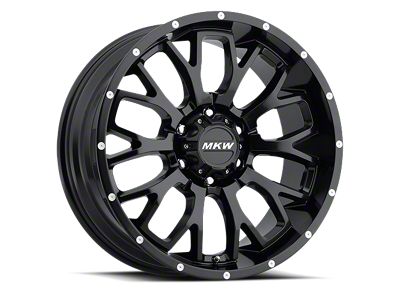 MKW Offroad M95 Satin Black 6-Lug Wheel; 20x9; -10mm Offset (14-18 Silverado 1500)