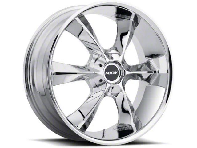 MKW Offroad M119 Chrome 6-Lug Wheel; 20x9; 30mm Offset (15-20 Tahoe)