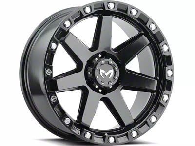 MKW Offroad M203 Satin Black 6-Lug Wheel; 17x8.5; 0mm Offset (15-20 Tahoe)