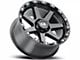 MKW Offroad M203 Satin Black 6-Lug Wheel; 17x8.5; 0mm Offset (15-20 Tahoe)