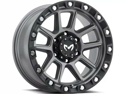 MKW Offroad M205 Matte Gray 6-Lug Wheel; 18x9; 1mm Offset (15-20 Tahoe)