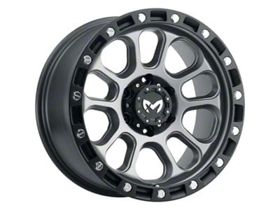 MKW Offroad M204 Matte Gray 6-Lug Wheel; 20x9; -12mm Offset (15-20 Yukon)