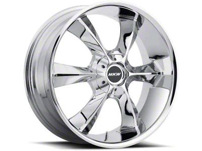 MKW Offroad M119 Chrome 6-Lug Wheel; 20x9; 30mm Offset (24-25 Ranger)