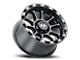 MKW Offroad M204 Satin Black 6-Lug Wheel; 18x9; -12mm Offset (24-25 Ranger)