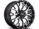 MKW Offroad M95 Satin Black Machined 6-Lug Wheel; 18x9; 10mm Offset (2024 Ranger)