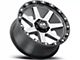 MKW Offroad M203 Matte Gray 6-Lug Wheel; 17x8.5; 0mm Offset (23-24 Canyon)