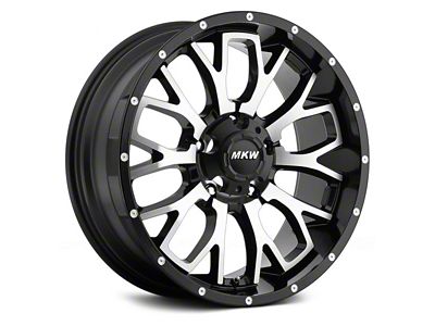 MKW Offroad M95 Satin Black Machined 6-Lug Wheel; 20x9; 10mm Offset (23-25 Canyon)