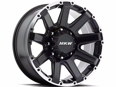 MKW Offroad M94 Satin Black Machined 6-Lug Wheel; 20x9; 10mm Offset (23-25 Colorado)