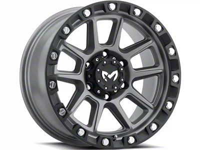 MKW Offroad M205 Matte Gray 6-Lug Wheel; 17x8.5; 0mm Offset (19-23 Ranger)