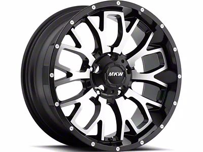 MKW Offroad M95 Satin Black Machined 6-Lug Wheel; 18x9; 10mm Offset (19-23 Ranger)