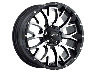 MKW Offroad M95 Satin Black Machined 6-Lug Wheel; 20x9; 10mm Offset (19-23 Ranger)