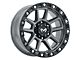 MKW Offroad M205 Matte Gray 6-Lug Wheel; 18x9; -12mm Offset (21-24 Tahoe)