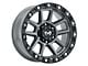 MKW Offroad M205 Matte Gray 6-Lug Wheel; 18x9; -12mm Offset (21-24 Yukon)